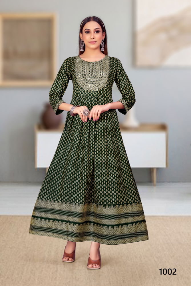 Jinesh Nx Mitali Fancy Wear Wholesale Anarkali Kurti Catalog
